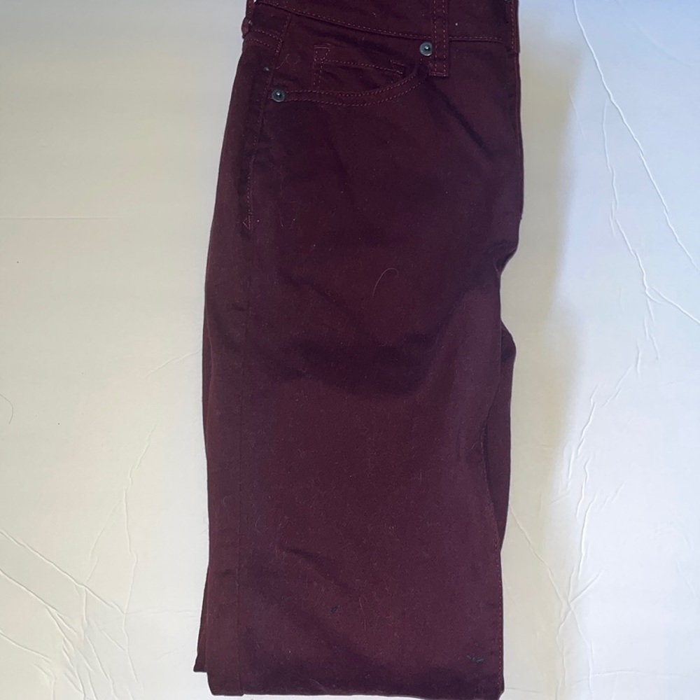 Nice burgundy colored jeans